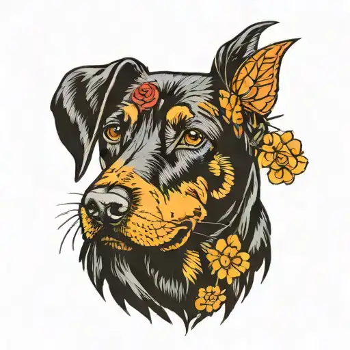 Black Labrador And Terrier Mix