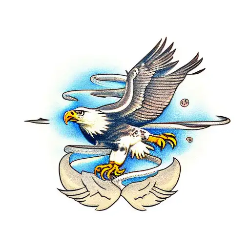 Eagle With Snake Droktah