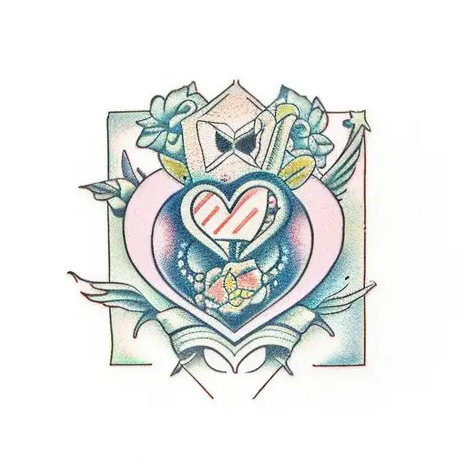 Scale With Heart And Feather