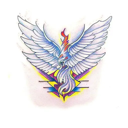 Phoenix Rising From Semi Colon