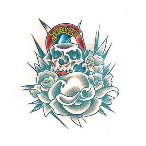 Carmation With Lily Of The Valleys