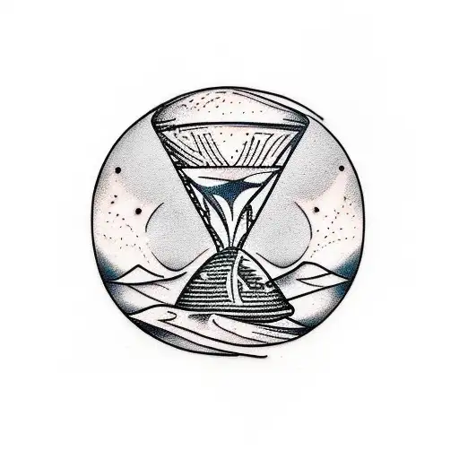 A Broken Sand Hourglass