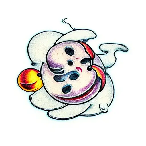 A Peanut Shell Friends With A Peach