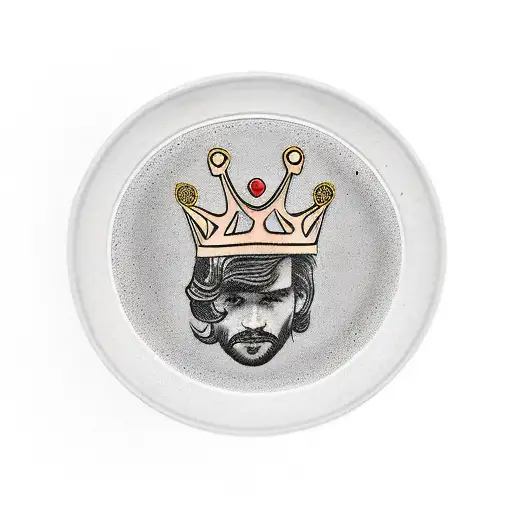 Coffee Cup With A King's Crown On It