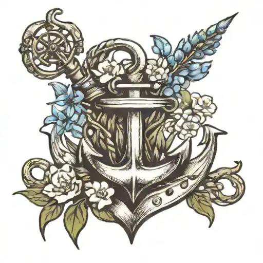 Bluebonnet Anchor Intertwined