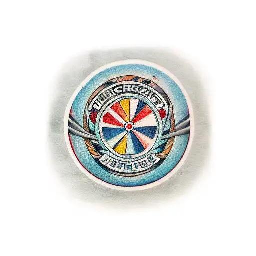 Michelin Star Logo With A Japanese Knife