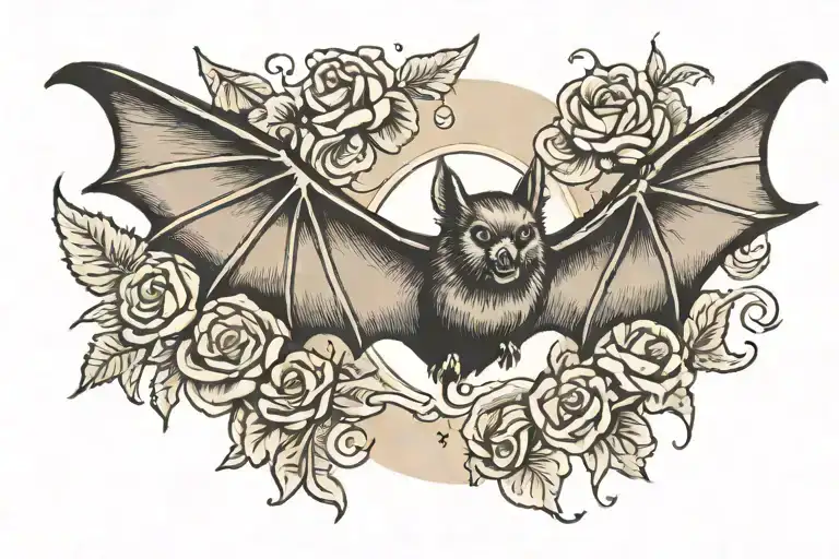 Bat Flying