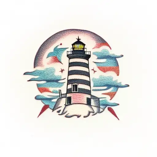 Lighthouse And Pinky Promise Ahnds