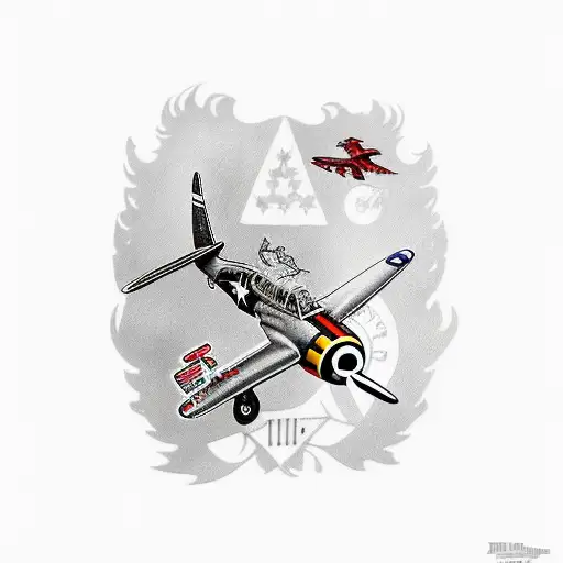 P52 Mustang Fighter Plane