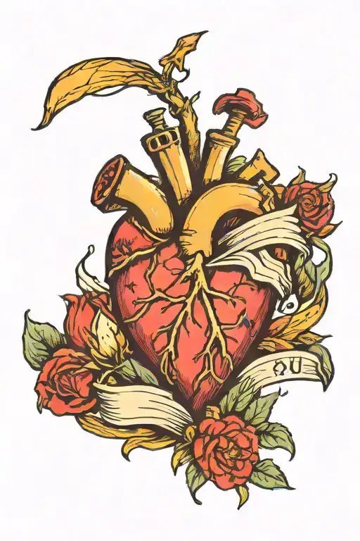 A Button In The Shape Of A Broken Heart