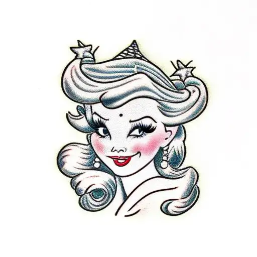 Cinderella On Pumpkin Pin Up