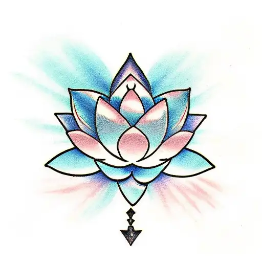 Lotus With M Letter