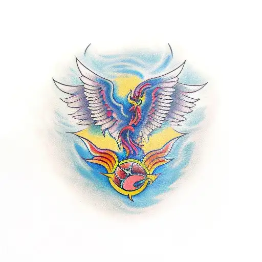 Phoenix Rising From The Ashes