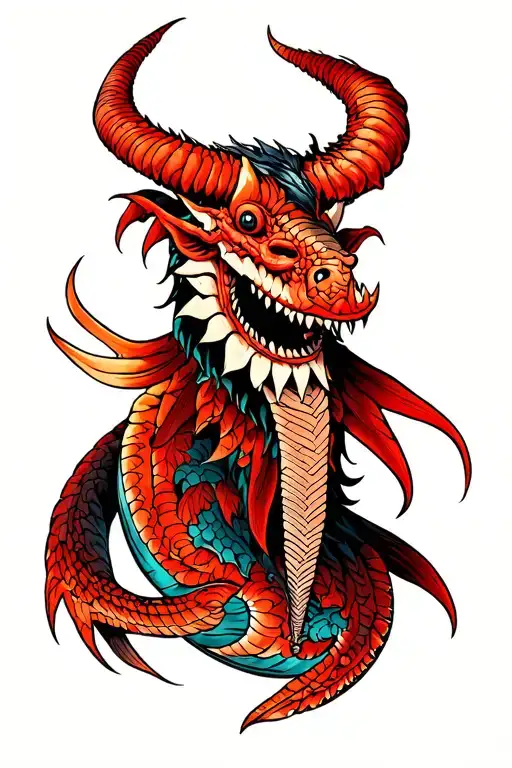 Demon Posidon God Of The Sea