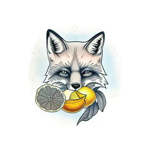 Fox With Lemons