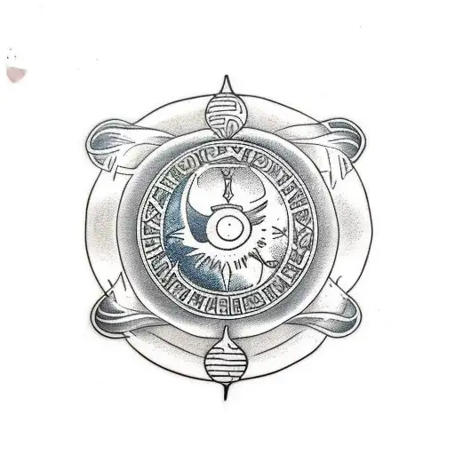 Vegvisir And Yggdrasil