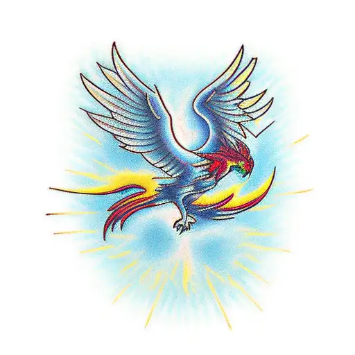 Phoenix Rising From A Sprouting Seed