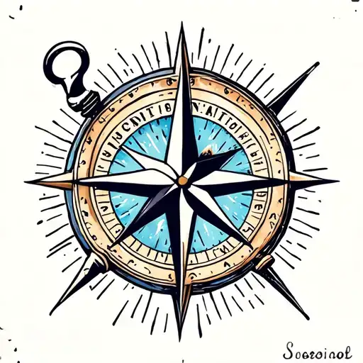 Anchor North Star Compass