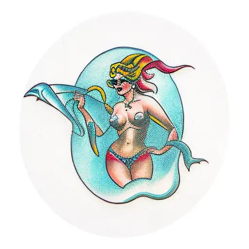 Aquarius Sign Sexy Woman