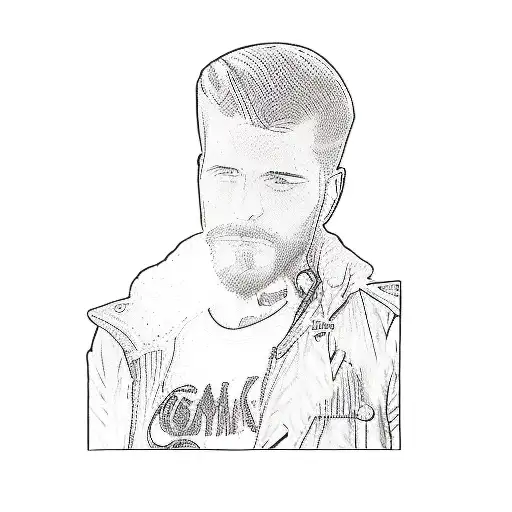 A Man In A Black Jacket