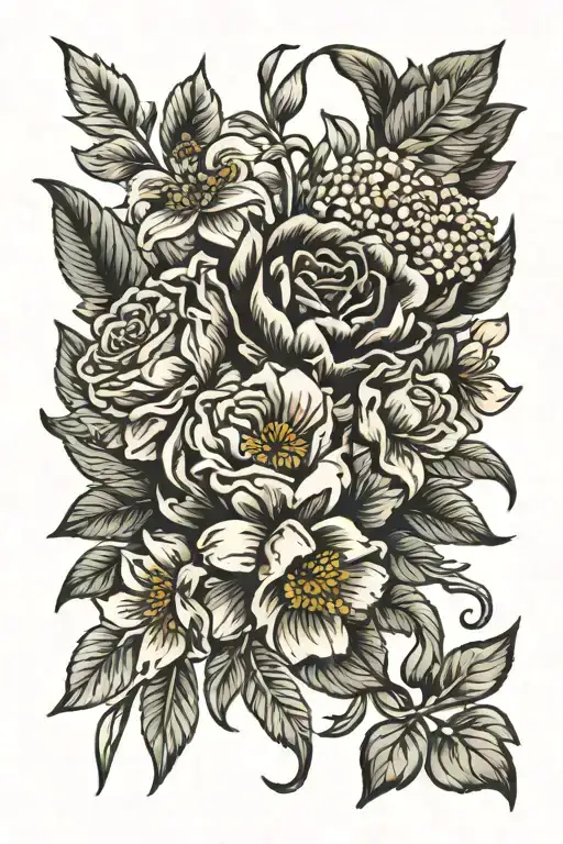 Birth Month Flower Bouquet