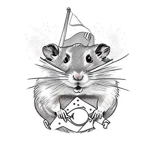 Female Battlehamster With Nlaw In Ukrainian Colors