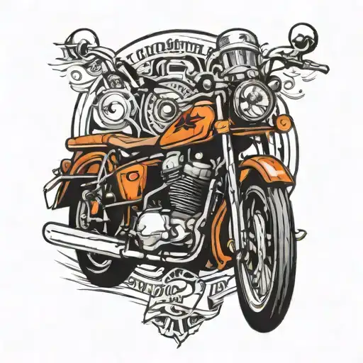Accident Motor Bike Survivor Symbol