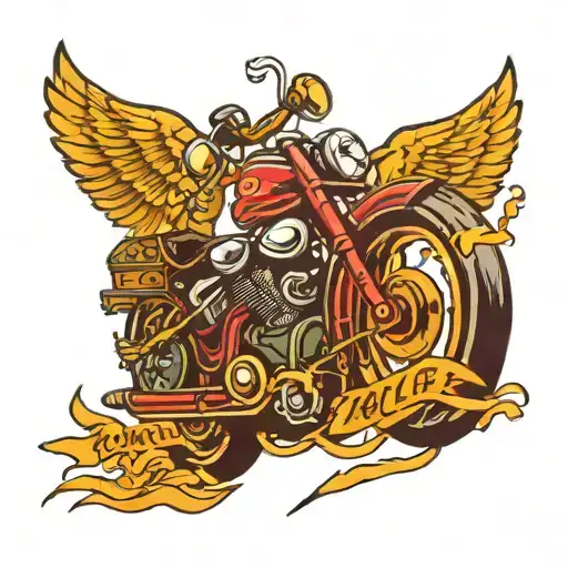 Accident Motor Bike Survivor Power Strength