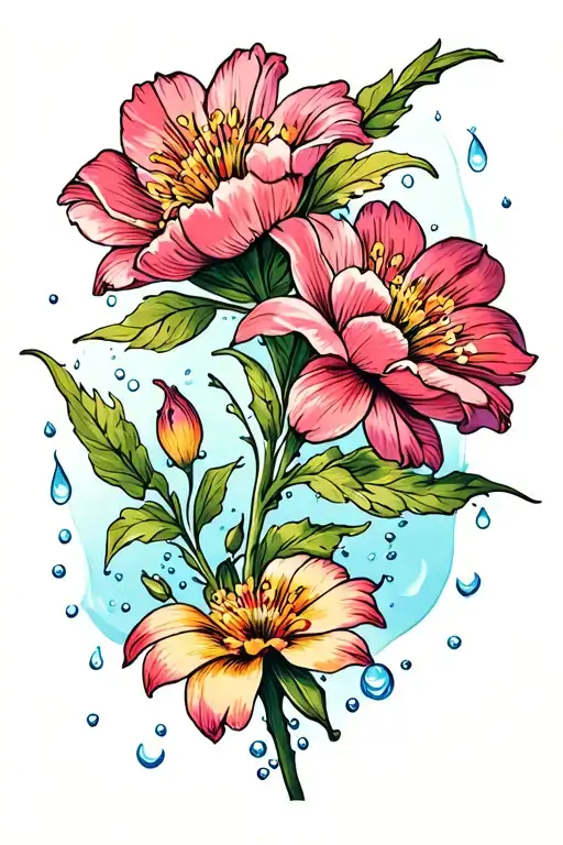 Water Liky Flower