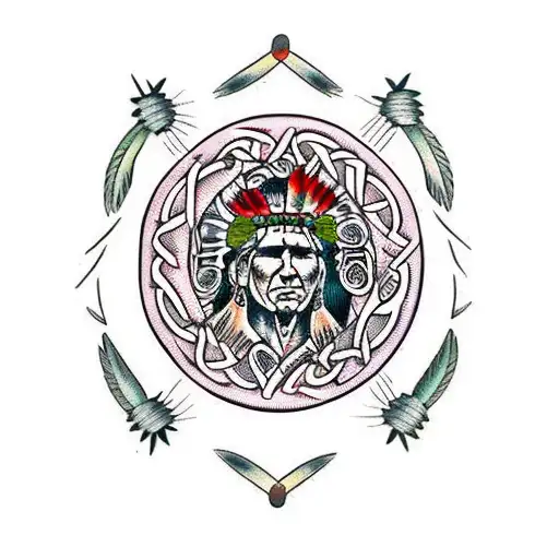 Celtic Native American Family