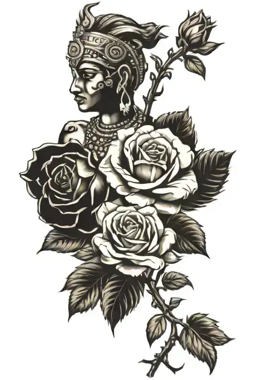 Roses And Indian Gods All