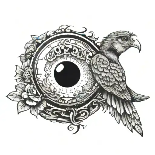 Simurg Emerging In Crystal Ball