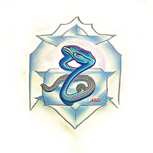 Snake Ankh Symbol