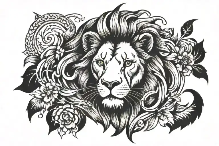 Lion And Symbolizing Dreaminess