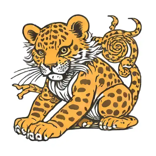 Little Boy In Leo Suit