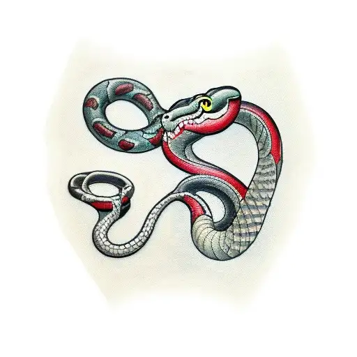 Brimstonesymbol With Snake