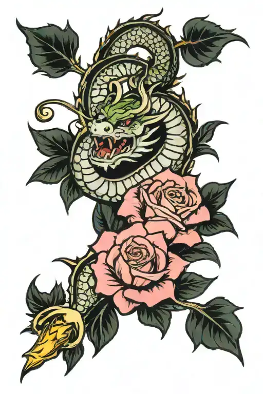 Rose And Dragon