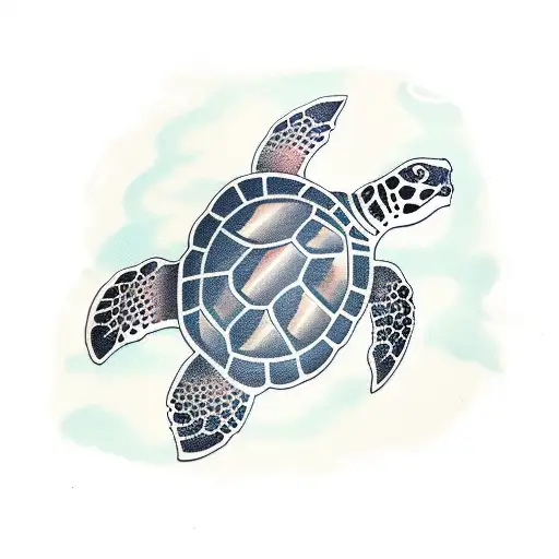 A Sea Turtle