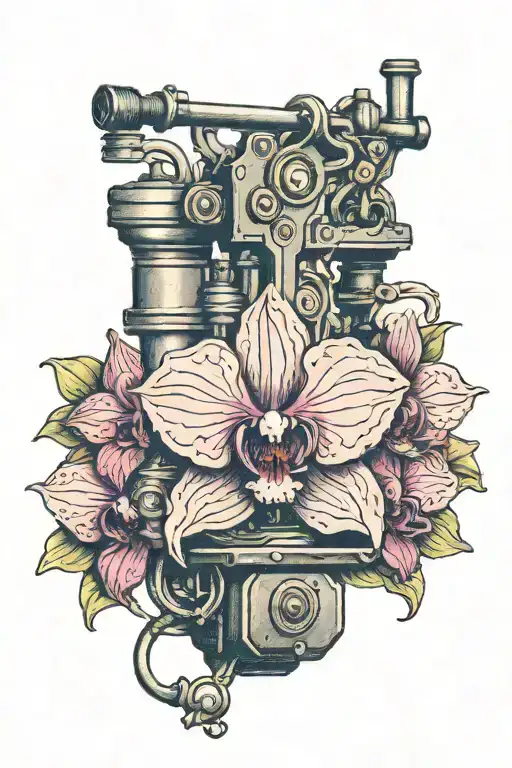 Orchid Tattoo Machine