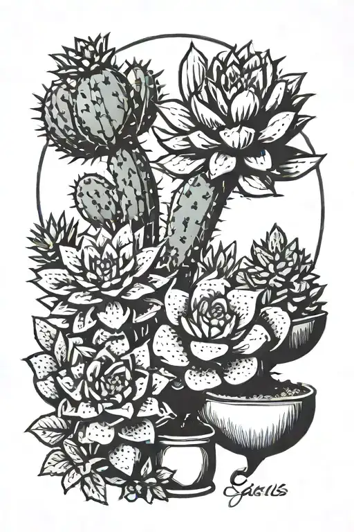 Cactus Growing House Plants