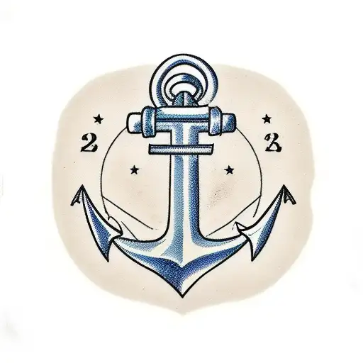 Anchor With Calendar Of November 11
