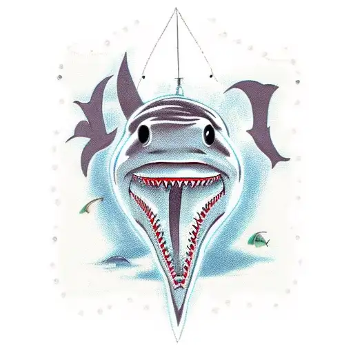 Shark With Banner Ain't No Sunshine Way Way Down