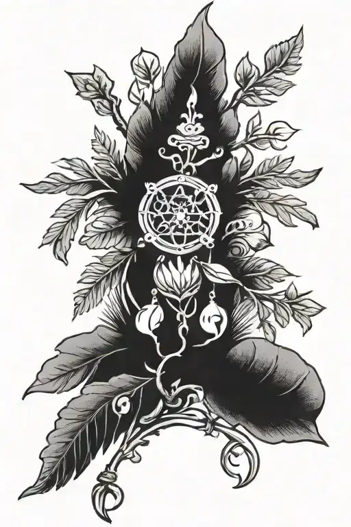 Full Of Latvian Symbols And Forest