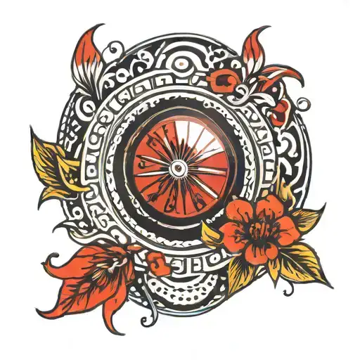 Red And Black Circle