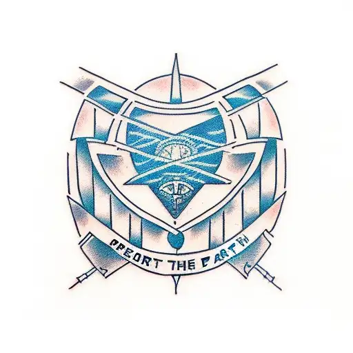 Part Of The Crew Part Of The Ship Lettering