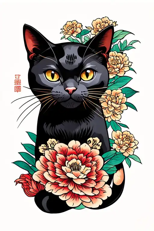 Black Cat As A Chinese Panther