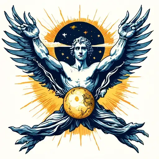 Atlas Holding The Heavens