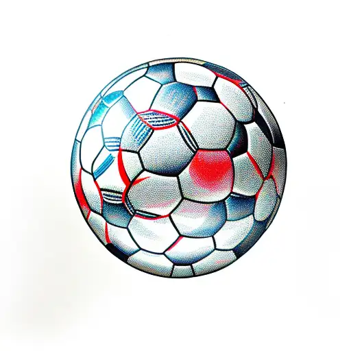 A Soccer Ball Made Up Of Car Parts