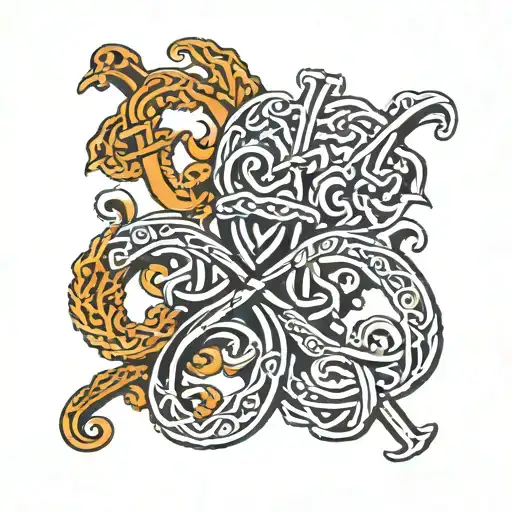 Irish Symbol Intertwined