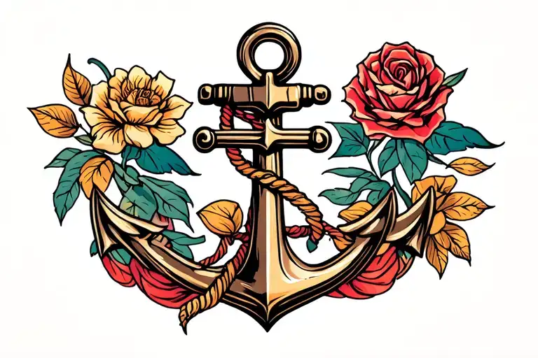 7 And 13 Combined With A Traditional Anchor